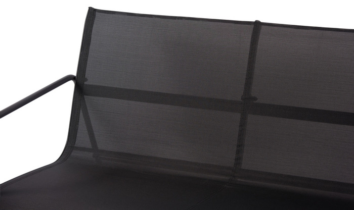 Sofasæt stål sort 4 dele - Envy